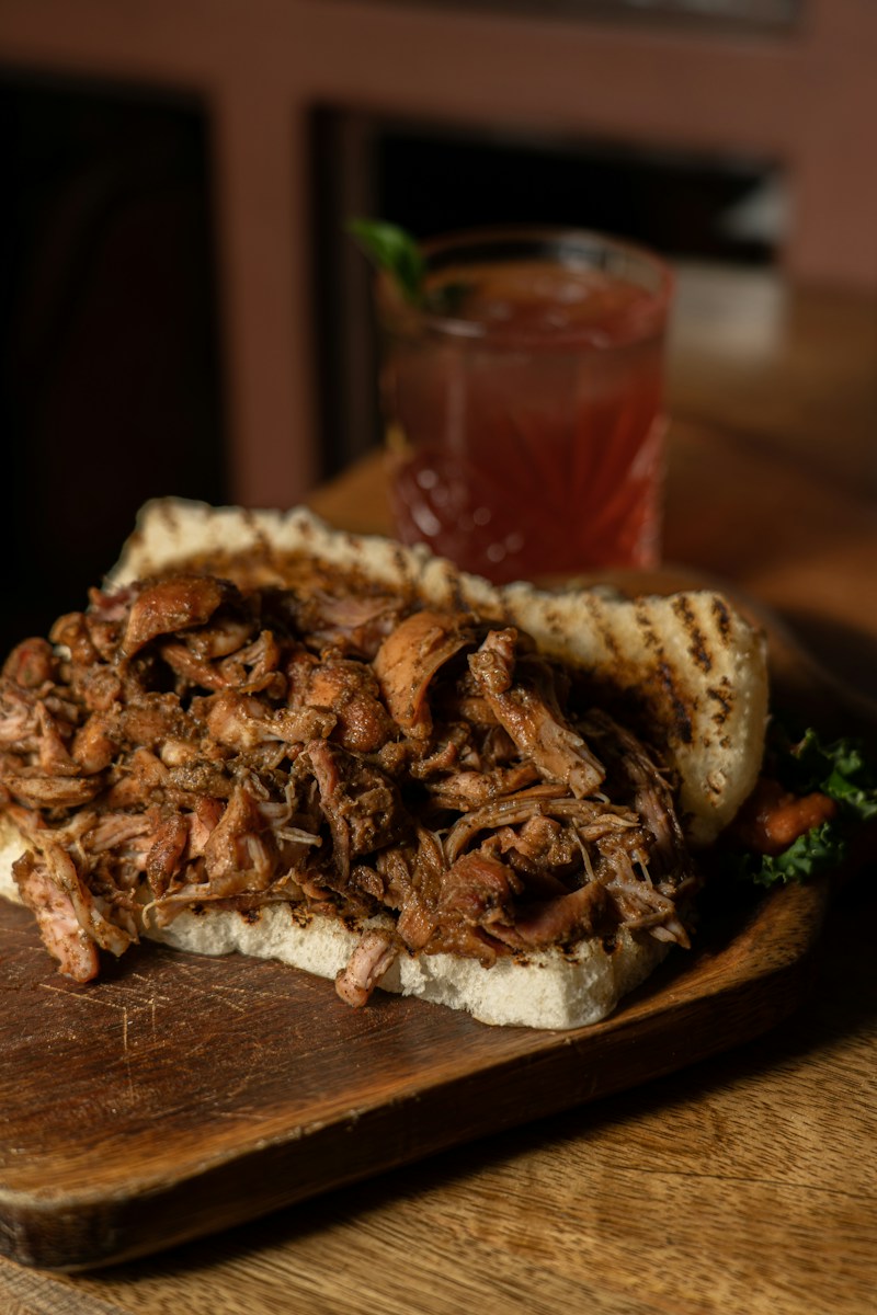 Tosta de carne mechada